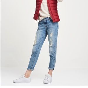 Gap Sexy Boyfriend Distressed Jeans
